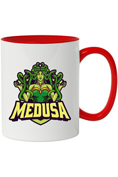 StoryGift Romania Cana Cu Medusa, Serpi, Mitologie, Monstru, Emblema, Costum,...
