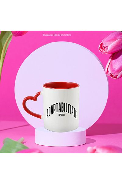 StoryGift Romania Mug The Word Adaptability, Motivational, Self Help, Self Understanding, Aprec, With, STG