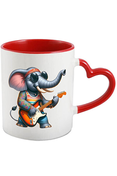 StoryGift Romania Cana Cu Un Elefant Tatuat Care Canta La Chitara | Ilustrati...