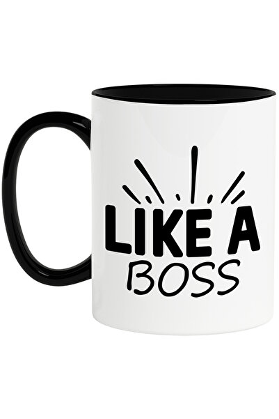 StoryGift Romania Cana Cu Textul In Engleza "like A Boss" - Ca Un Sef Cu Mane...