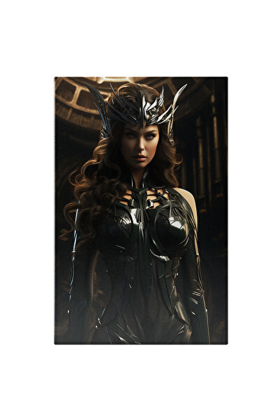 StoryGift Romania Tablou Canvas: Frumusete De Vrajitoare Brunet, Croiala Cost...