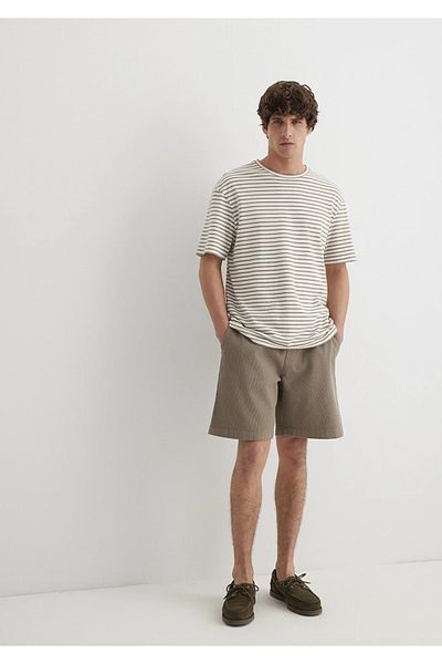 Mavi Brown Shorts Loose Fit / Loose Relaxed Cut / Regular Waist / Straight Leg 0410273-70321