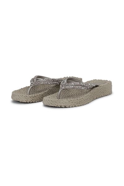 Ilse Jacobsen Atmosphere Cheerful15 - Beige Platform Flip Flops