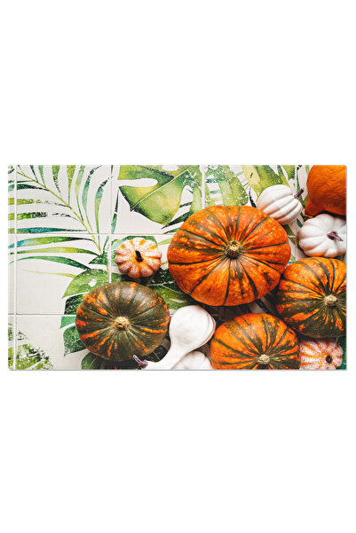 StoryGift Romania Tablou Canvas Cu Atmosfera De Sarbatoare - Dovleci Si Frunz...