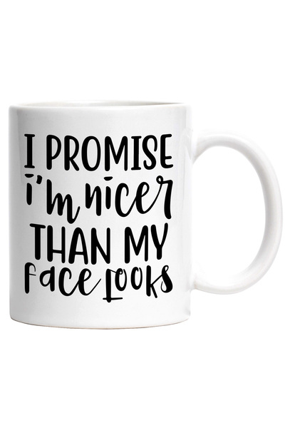 StoryGift Romania Mug For Those Who Are Prettier Than Their Face Looks With W...
