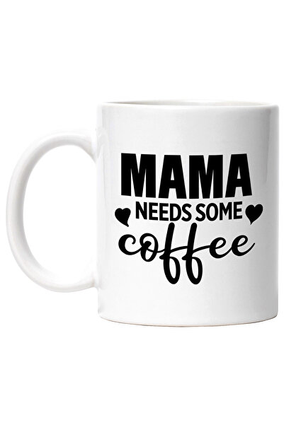 StoryGift Romania Cana Cu Inimioare Si Mesajul "mama Needs Some Coffee" - Mam...