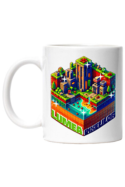 StoryGift Romania Cana Joc Video Bun Venit! Lumea Pixelilor, 330ml, Ceramic C...