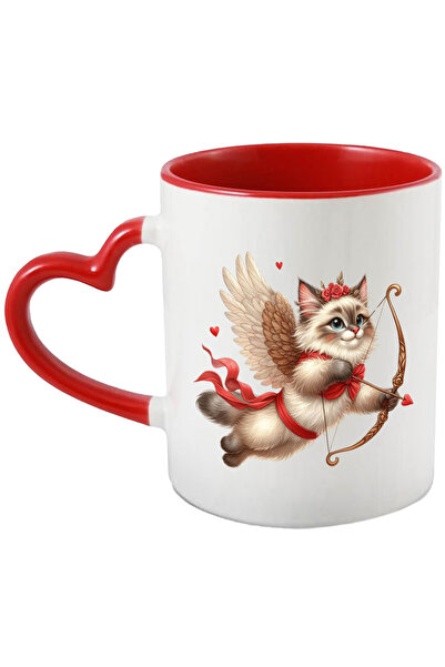 StoryGift Romania Cana cu o pisica Birmaneza Cupidon | ilustratie | trage cu ...