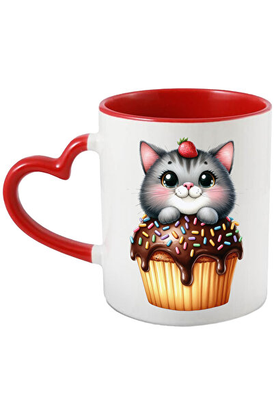 StoryGift Romania Cana Cu O Pisicuta Care Sta Intr-o Briosa | Ilustratie | Ciocolata | Dulciuri | , Cu ,stg