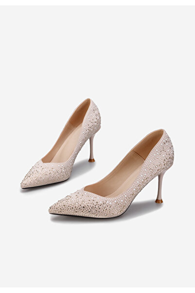 B T Shoes Pantofi Stiletto Champagne Lea V2