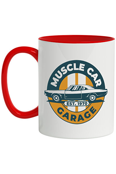 StoryGift Romania Cana Cu Mesaj In Engleza Muscle Car Garage, Masina, Emblema...