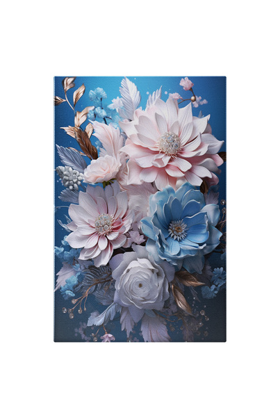 StoryGift Romania Tablou Canvas: Buchet De Flori Colorate Cu Diamante, Flori ...