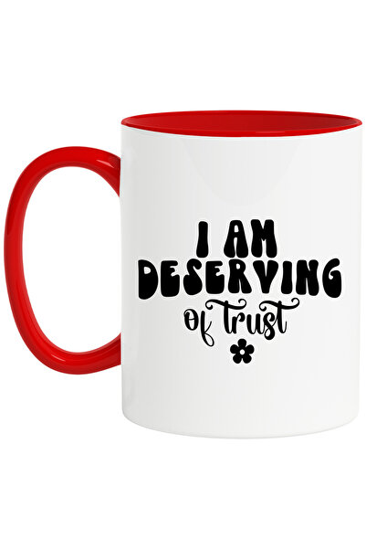 StoryGift Romania Cana Cu Floricica Si Mesajul "i Am Deserving Of Trust" - Su...