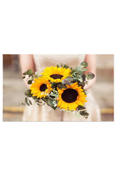 StoryGift Romania Tablou Canvas Buchetul De Flori De Floareasoarelui, Un Simbol Al Bucuriei Si Al Luminii, Aducan