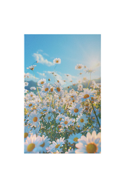 StoryGift Romania Tablou Canvas: Lan De Margarete Frumos Ingrijite Si Crescut...