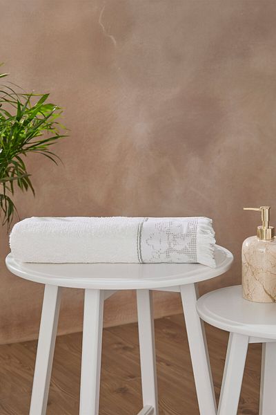 Özdilek Özdilek Romantic Touch Bath Towel 90X150 cm