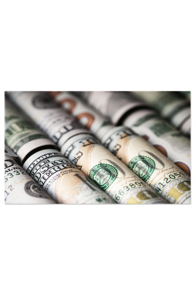 StoryGift Romania Tablou Canvas Rulouri De Bancnote De Dolari, America, Dolar, Bani, Finante, Bogatie 3789