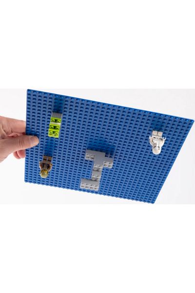 İntelliGames Blue Plate Floor- Building Toy Floor Plate for Puzzle Toys- 25Cmx25Cm Size