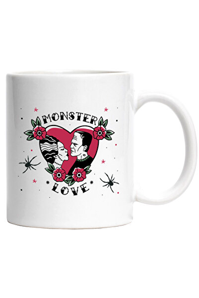 StoryGift Romania Cana Cu Mesaj In Engleza Monster Love, Frankenstein, Multic...