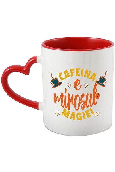 StoryGift Romania Caffeine is the smell of magic, morning energy aroma, mug, 330ml, Ceramic with Handle, With