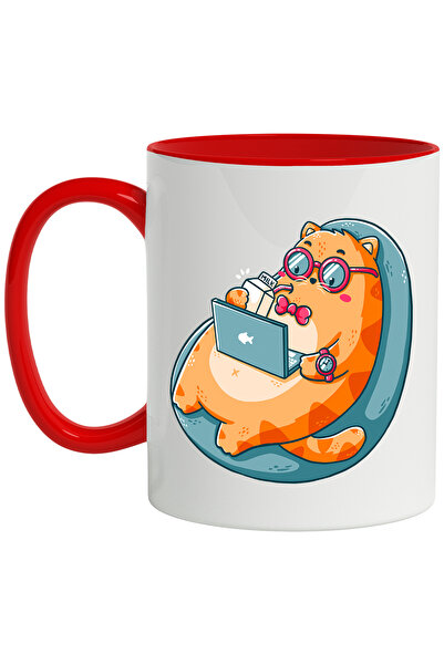 StoryGift Romania Cana Cu Pisica, Beanbag, Laptop, Lapte, Pai, Ceas, Ochelari...