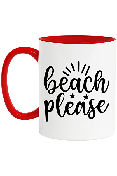 StoryGift Romania Cana Cu Mesajul In Engleza "beach, Please" - Iritatie Furie...