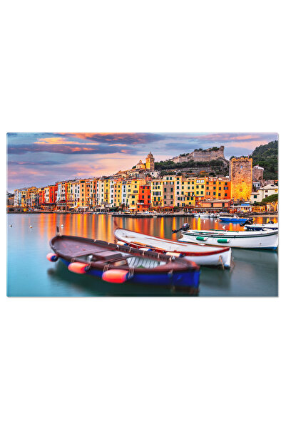 StoryGift Romania Tablou Canvas: Castelul Fermecat La Apus - Atmosfera De Basm