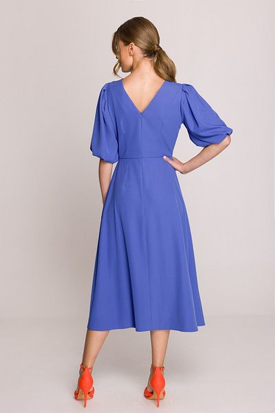 Stylove Rochie cu mâneci de culoarea bumbacului
