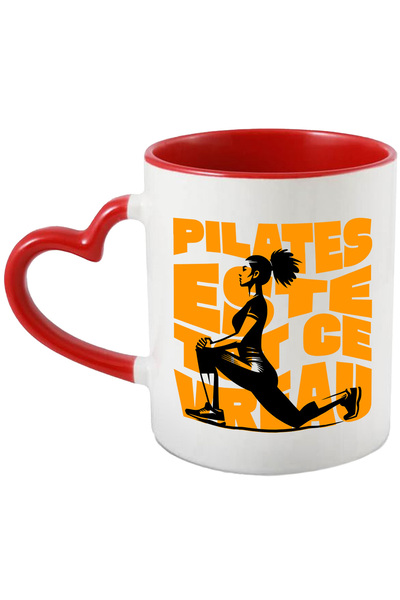 StoryGift Romania Cana Cu Femeie Sportiva Pozitie Yoga Atrenament Sanatate Pi...