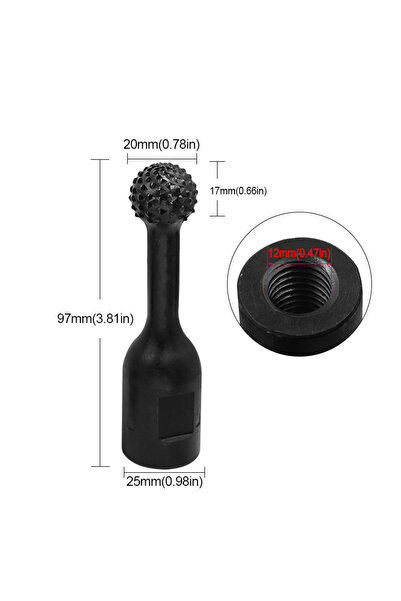 Choice 20mm Angle Grinder Rotary File Carving Tools Grinding Head Spherical 1...