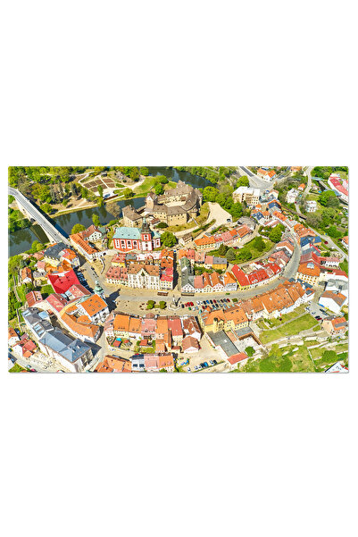 StoryGift Romania Tablou Canvas Istorie Si Arhitectura Castelul Loket Si Micu...