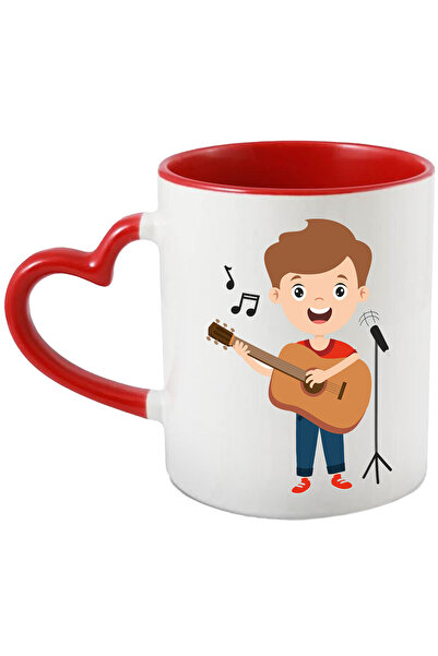 StoryGift Romania Cana Cu Cantaret, Muzica, Chitara, Microfon, Instrument, Muzician, Multicolor 33, Cu ,stg