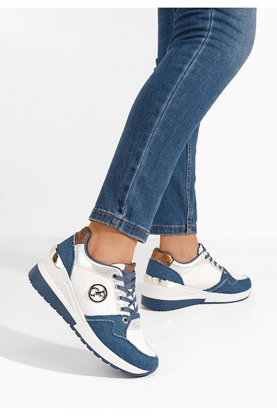 B T Shoes Sneakers Cu Platforma Elmyra Navy