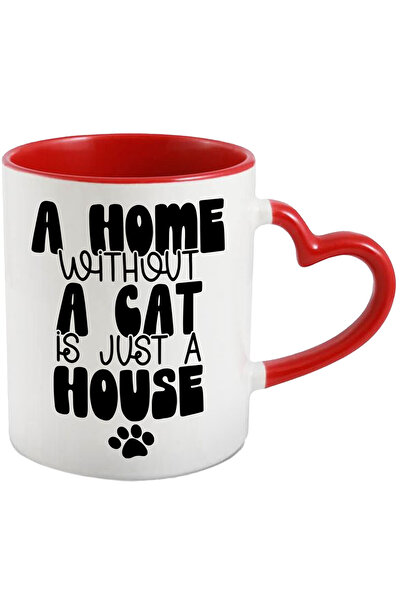 StoryGift Romania Cana Cu Textul ""acasa" Fara O Pisica Este Doar O Casa" - F...