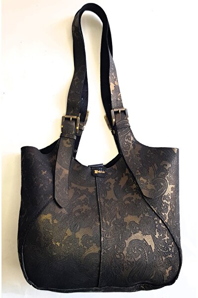 aysefe Hakiki Deri El Yapımı Kadın Omuz Çantası