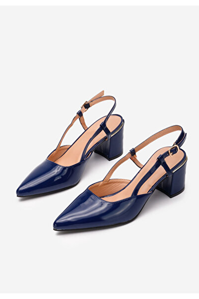 B T Shoes Pantofi Slingback Marla Navy