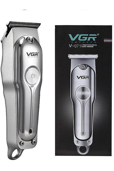 VGR VGR V-071 Professional Hair Trimmer Stainless Steel USB Charging with 3 Combs