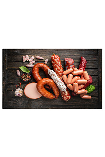 StoryGift Romania Tablou Canvas: Delicii Gustoase - Gustari Cu Salamuri