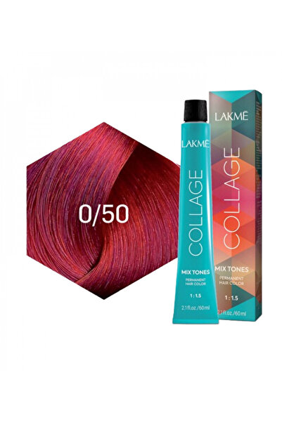 LAKMÉ صبغة كولاج ميكس تون لتلوين الشعر من لاكمي 0/50 ماهوجني 60مل