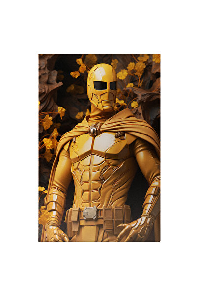 StoryGift Romania Tablou Canvas: Supererou In Armura Galbena Pregatit De Lupt...
