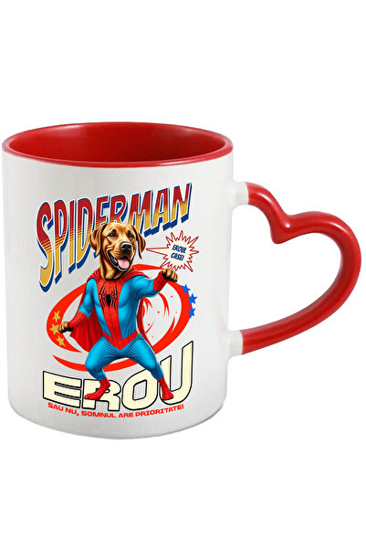 StoryGift Romania Cana Cu Labrador Retriever Caine In Costum De Spiderman Cu ...