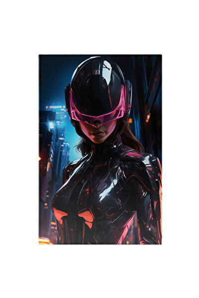 StoryGift Romania Tablou Canvas: Motociclista Din Viitor Cosplay, Costum, Int...