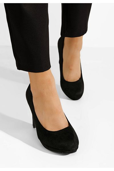B T Shoes Pantofi Cu Toc Shalisa V2 Negri
