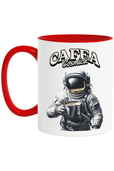 StoryGift Romania Cana Cafea Cosmica, Astronaut In Spatiu Cu Cana De Cafea, 3...