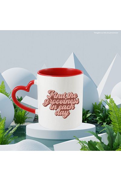 StoryGift Romania Mug with a message that encourages you to find "beautiful things" every day with , With ,STG