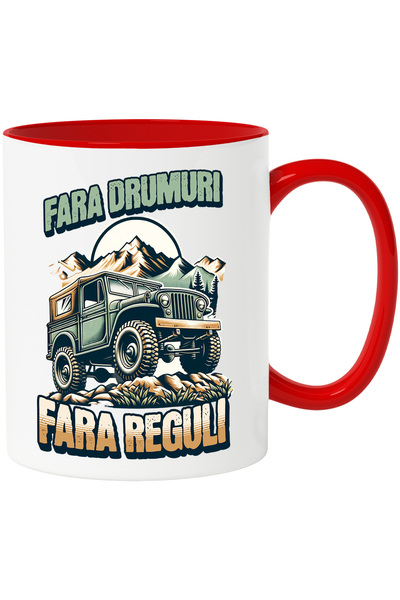 StoryGift Romania Cana Masina Off-road In Munte Text Fara Drumuri Fara Reguli...