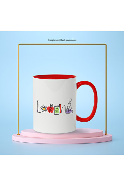 StoryGift Romania Mug With Name Lorena, School, Chemistry, Subjects, Algebra, Geometry, 330ml, Ceram, With, STG.