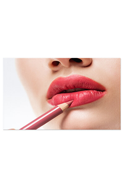 StoryGift Romania Tablou Canvas Pasiunea Frumusetii Femeia Conturandusi Buzzele Cu Creion De Buze Eleganta Si Re