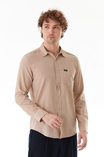 Fulla Moda I Don`T Crested Snap Pocket Shirt
