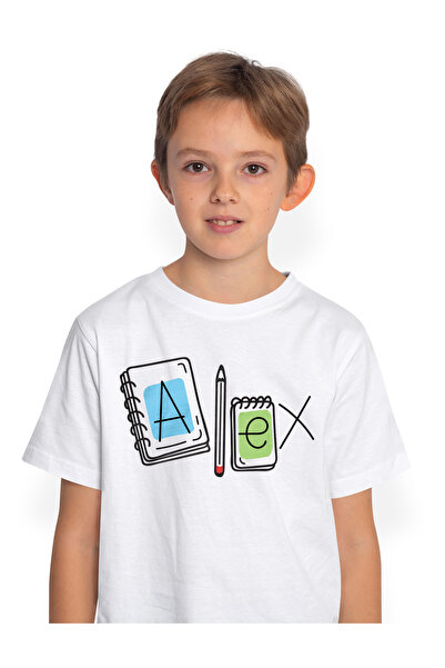 StoryGift Romania Tricou Copii Cu Numele Alex, Si Mesaj Amuzant, Curios, Soci...